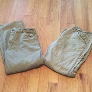 Lot of 2 work jeans. 36x32. Good for work